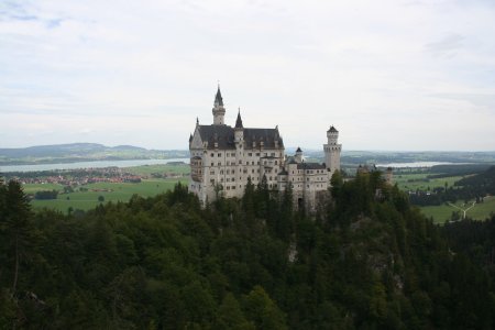 Nauschwanstein vanaf de Maria Brücke